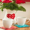 d-c-fix 346-0627 Decorative Self-Adhesive Film, Polka Dot Red/Petersen Red, 17"