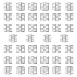 Sharplace 40Pcs Stainless Steel Brick Weep Hole Covers Fill Weep Holes Spare Parts Sturdy Easy Installation Utility Wall Cracks Inserts