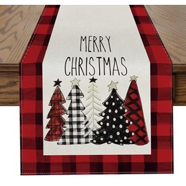 uunida Camino de Mesa Navidad Estampado - Decoración Navideña - Camino de Mesa Navideño 33x183 cm. - Adornos Navideños para Mesa - Decoracion Navidad 