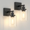 Licperron Clear Glass Replacement Shade 1 Pack, High Transmittance Cylinder