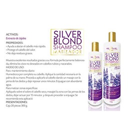 NE KANE CAPILAR Shampoo matizador Silver - 300g - nekane capilar - elimina los visos no deseados en cabellos rubios y nacarados.