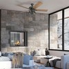 Prominence Home Ennora, 52 Inch Farmhouse LED Ceiling Fan with