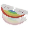 GetCoupon New Rainbow Shape Arylic Pen Holder Desktop Organizer Box,