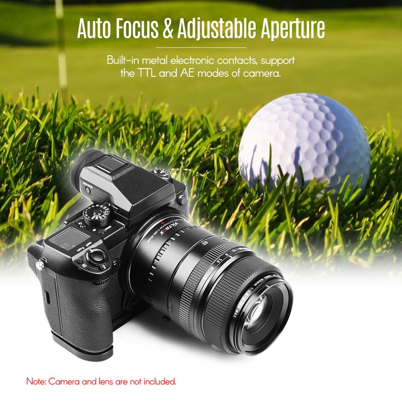 Viltrox DG-GFX 45mm Automatic Electronic Macro Extension Tube Adapter Ring