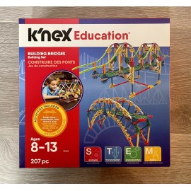 K’nex Building Bridges Model Set 207 Pieces 79433 Educational S.T.E.M. Toy
