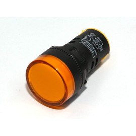 Rotek LED Control Cabinet Light – Light Colour: Yellow, for 230 V AC/DC Nominal Voltage