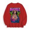 Mighty Retro Alien Jesus Graphic Crewneck Sweatshirt, US Warehouse, 6