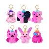 Puggler Pugler Baby Winged Belly Keyring