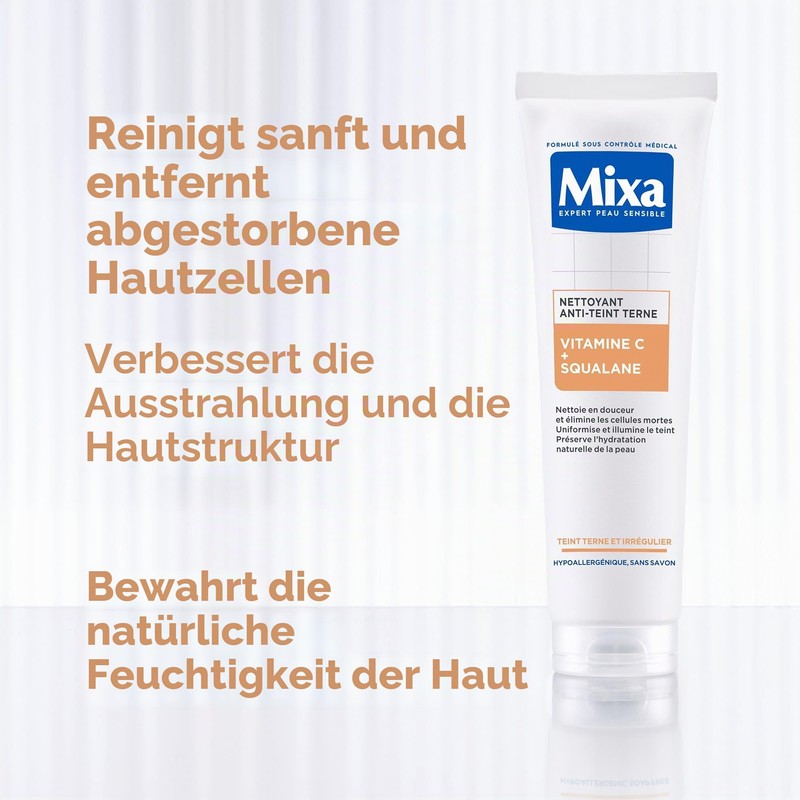 Mixa - Comfort Cleanser for Complexion with Vitamin C and