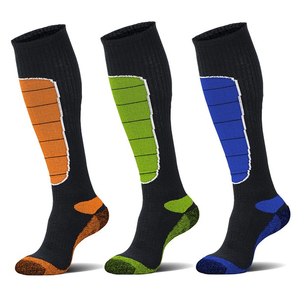 Hylaea Merino Wool Cold Weather Socks for Ski, Snowboarding, Snow,