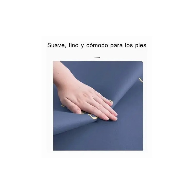 2pcs Tapete Baño Ultra Suave Alfombra Antidesliz Absorbente
