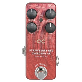 One Control One Control Strawberry Red Overdrive 4K Overdrive Guitar Effect