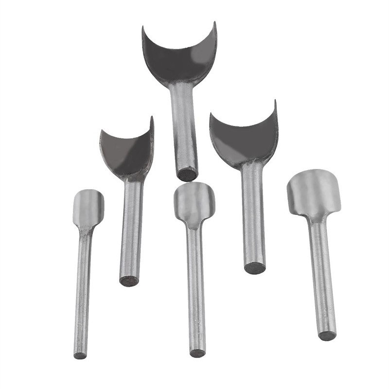 6ps Half -Round Punch Cutter, Hole Punches Belt Wallet End