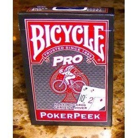 Spiel Bicycle Pro Poker Peek (rot)