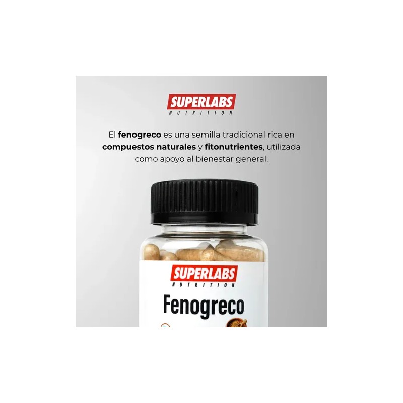 Superlabs Nutrition Fenogreco 500mg 100 Capsulas Sfn