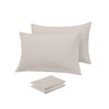 Comfort Beddings 100% Organic Cotton Standard Pillowcases Set of 2,