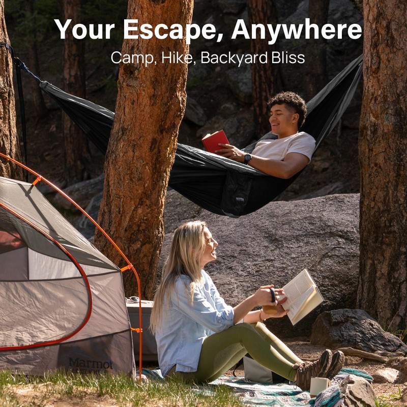 Kootek Camping Hammock 500 lbs Capacity, Portable Hammocks with Tree