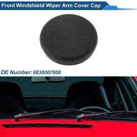 A ABSOPRO Front Windshield Wiper Arm Cover Cap for Hyundai I30 2007-2012 Windshield Wiper Arm Nut Cover Cap No.9838007000 PBT Plastic Black 1 Pc