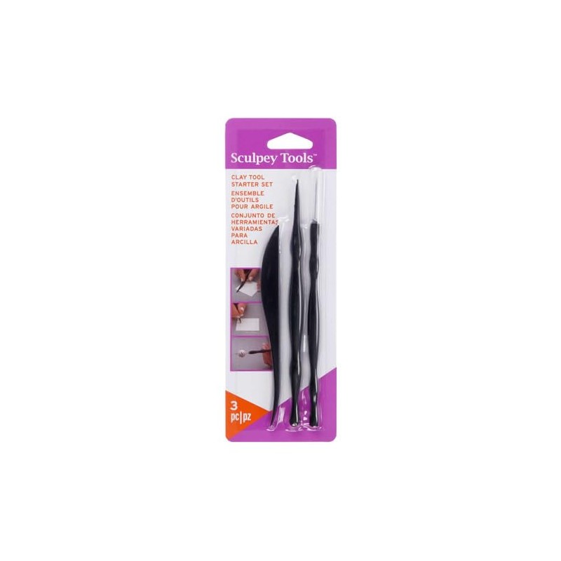 Polyform Various Sculpey Clay Tool Starter Set