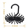 SUNTRADE 4PCS 360 Degrees Rotating Scarf Tie Hanger 20 Hooks