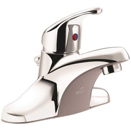 Cleveland CA40717 One Handle Lavatory Faucet, No Waste Assembly, Chrome