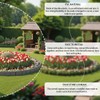 Garden Edging 40pcs, Faux Stone Edging for Landscaping [4 Inch