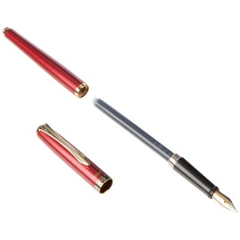 Pentel Sterling Fountain Pen - Garnet Barrel with Gift Box