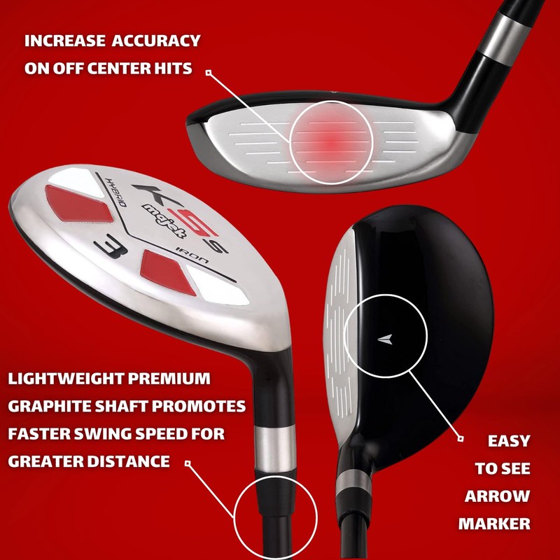 Majek Golf Senior Lady #3 Hybrid Lady Flex Right Handed