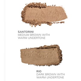 FARMASi Powder Bronzer Blush Skin Makeup, Highly Pigmented, Cushiony Formula with Nourishing Vegetable Squalene and Smooth-Satin Finish, Refreshing Moisture Boost 0.4 Fl Oz /12g -03 Rio