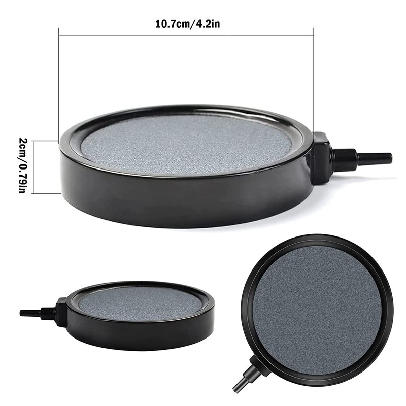 Oneroomone Large Air Stone Disc, Bubble Stone for Ponds, Aerator