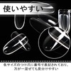 JANLOFO Nail Tips, Clear, False Nails, 500 Pieces, Long Nail