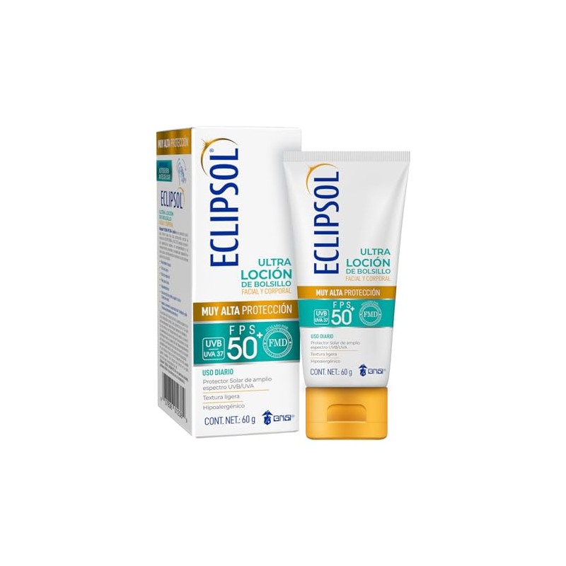 Eclipsol Ultra Loción Fps Bolsillo Protector Solar Facial Hipoalergénica Textura