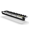 AMPCOM 24 Ports 1U Blank Keystone Patch Panel, 19 inch