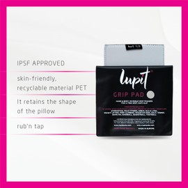 Lupit Grip, ONE Piece – Multi-Sport & Pole Dance Grip with 1600 Tabs for Ultimate Grip Control (Grey, 1 Pack)