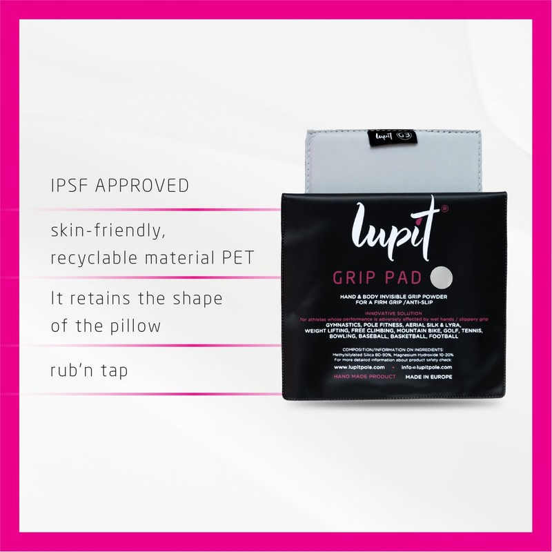 Lupit Grip, ONE Piece – Multi-Sport & Pole Dance Grip