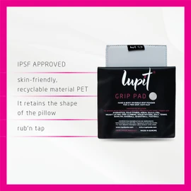 Lupit Grip, ONE Piece – Multi-Sport & Pole Dance Grip with 1600 Tabs for Ultimate Grip Control (Grey, 1 Pack)