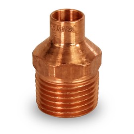 Supply Giant DDNA1412 Male Adapter Fitting with C X M Connections, 1/4 X 1/2, Copper