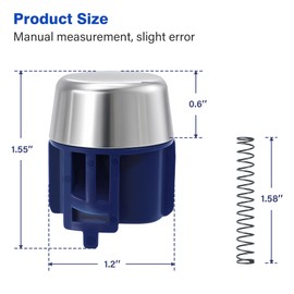 C CLINK 54132-SHJ-A01 Transmission Shift Lever Push Knob with Spring for 2005-2010 Honda Odyssey EX,EX-L,LX,Touring 3.5L