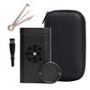 Portable Grinder with Large Capacity Storage Container for Kitchen, Black