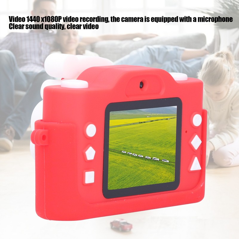 Kids Camera Santa Claus Video Dual Camera Music Cartoon USB
