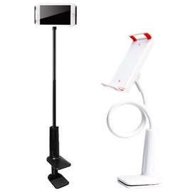 자바라 침대 책상 휴대폰 태블릿 거치대 최대 55cm길이 IY-JAB06 Adjustable Bed Desk Smartphone Tablet Stand Maximum Length 55cm IY-JAB06