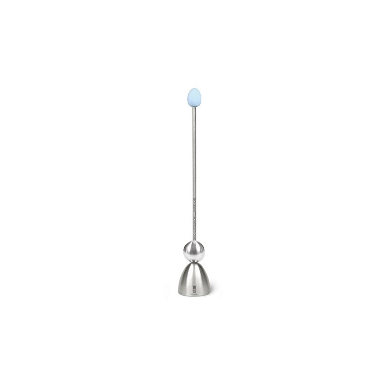 T2 TAKE TWO Take2 Clack Retro Egg Topper, Stainless Steel,