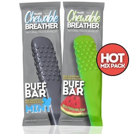 Aroma PuffBar Hand Fidget Relief to Help Quit Vaping and Quit Smoking Naturally with Essential Oil:_Watermelon + Ice Mint 