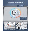 SURAIELEC Mechanical Pool Timer, 40 AMP 120V 2HP, 24 Hour