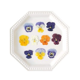 (50 Sheets) Uzunohana Dry Edible Flower (Dried Edible Flowers), Viola Mix (50 Sheets)