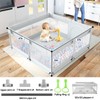 Baby Playpen, 47x47 in Small Play Pen,Toddler Playpen for Apartment,Play