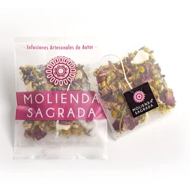 Molienda Sagrada Tisana Manzanilla Lavanda/Infusión Herbal / 15 sachets biodegradables