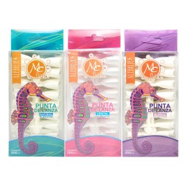 Pack 3 Tips Punta De Lanza (600 Pzs), Elige Color , Mc Nails