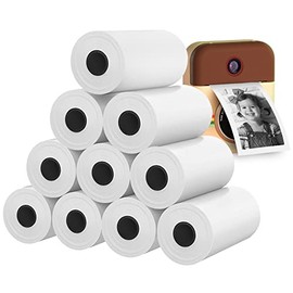 10 Rolls Camera Paper for Kidizoom Print Camera Paper Refill, 2.2x1 Inch BPA Free Kids Camera Paper Compatible with VTech / Kidizoom / Dragon Touch Camera Refill Paper Kit for Most Kids Instant Camera