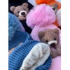 KH Gorro Dos Pompones Oso Tierno Niñas Niños Unisex Invierno